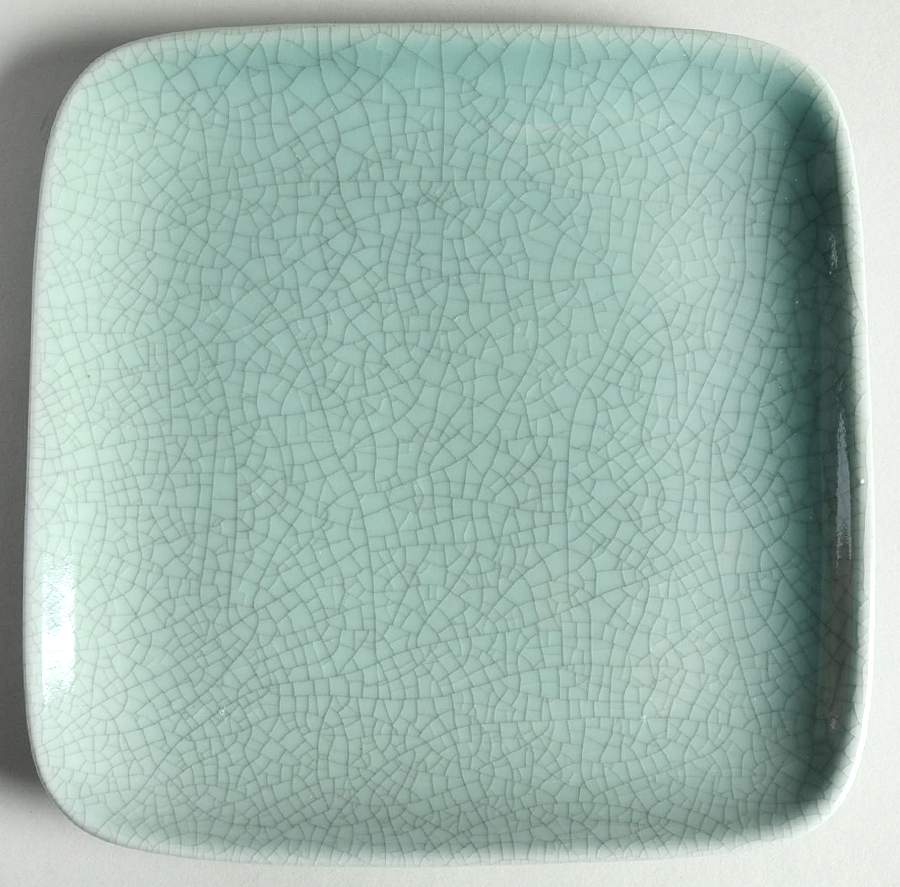Ancien Celadon Square Salad Plate by BIA Cordon Bleu-1