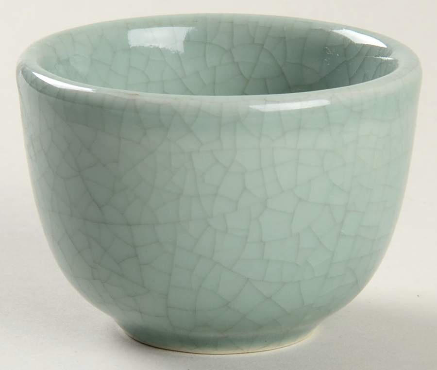 Ancien Celadon Cup No Handle by BIA Cordon Bleu-1