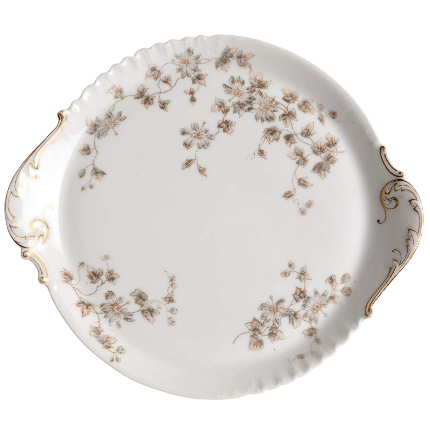 Schleiger 373-5 Handled Cake Plate by Charles Field Haviland-1