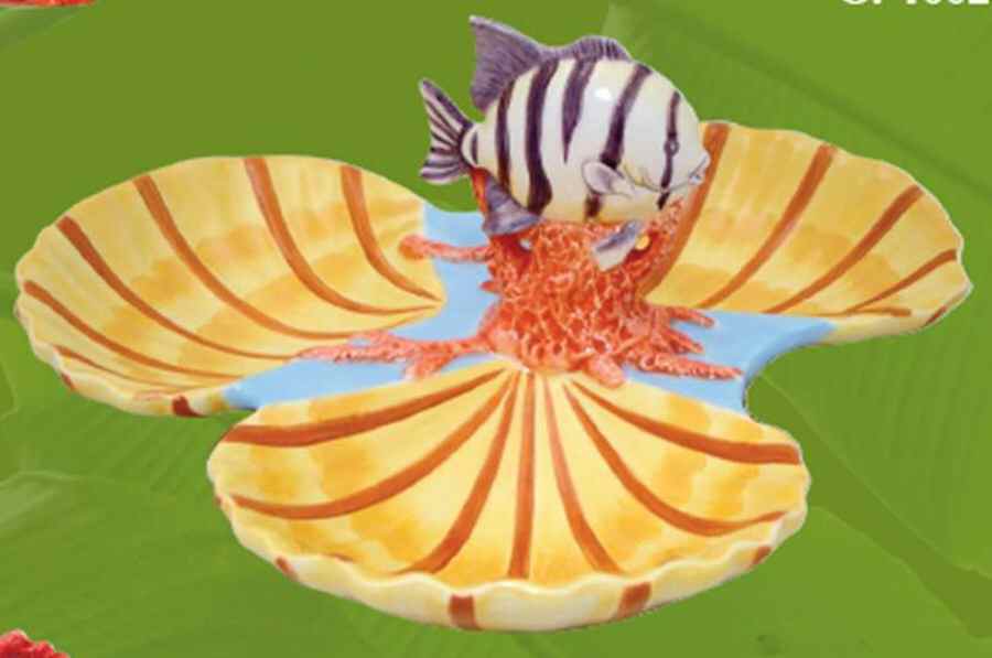 Sea Breeze 3 Section Server by Lynn Chase-1