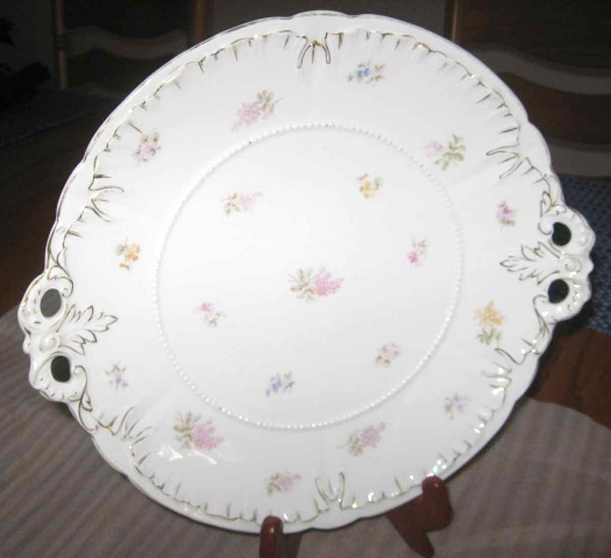 9822 Handled Cake Plate by Carl Tielsch-1