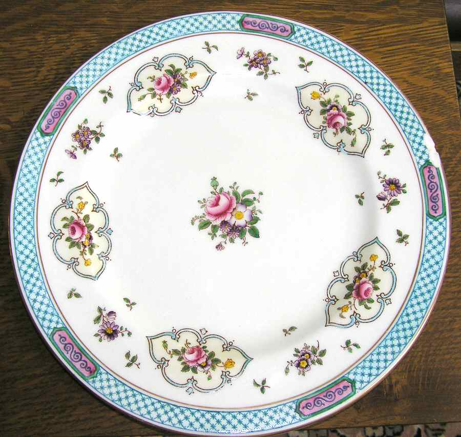V887 Dinner Plate by Crown Staffordshire-1