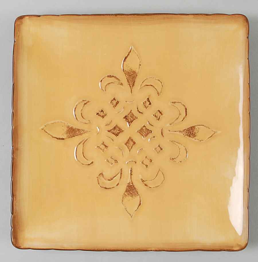 Medallion Salad Plate by Clay Art-1