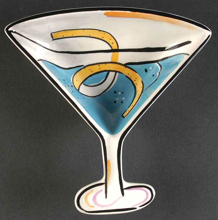 Cocktail Hour Individual Dip Dish by Clay Art-1