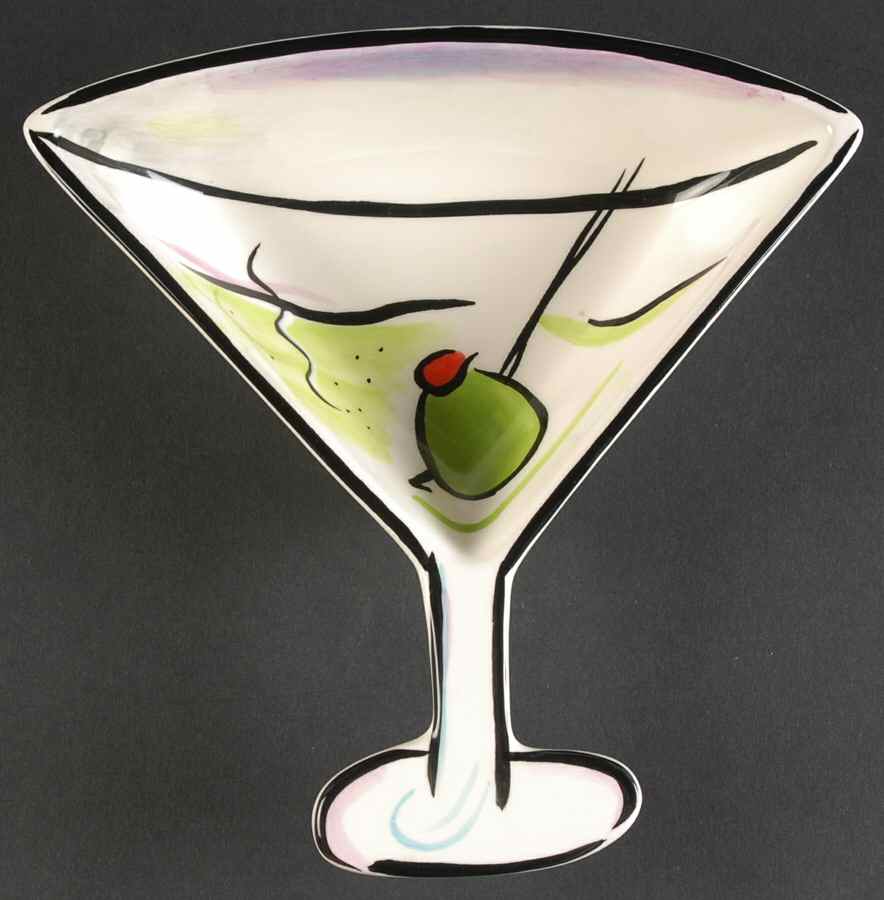 Cocktail Hour Individual Dip Dish by Clay Art-1