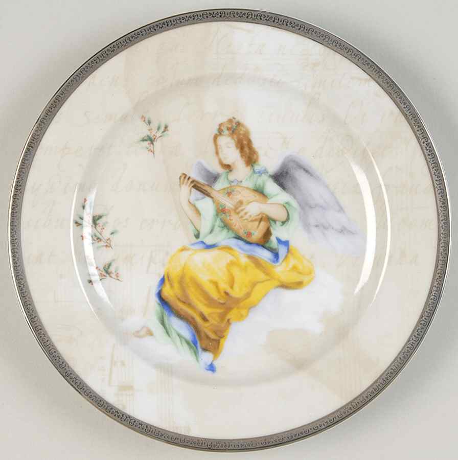 Grand Buffet Platinum (Angels) Salad Plate by Charter Club-1