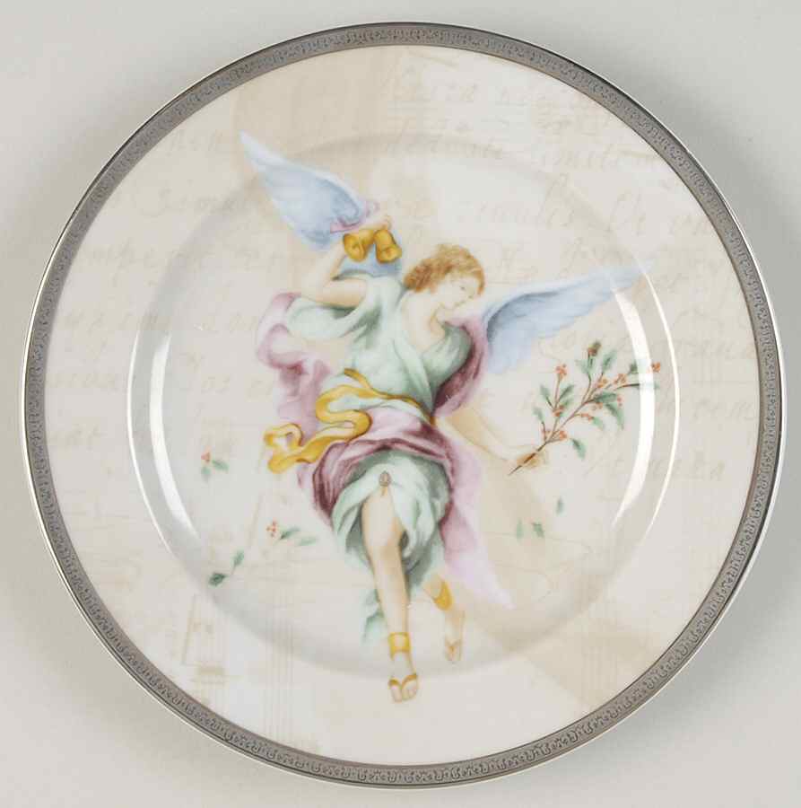 Grand Buffet Platinum (Angels) Salad Plate by Charter Club-1
