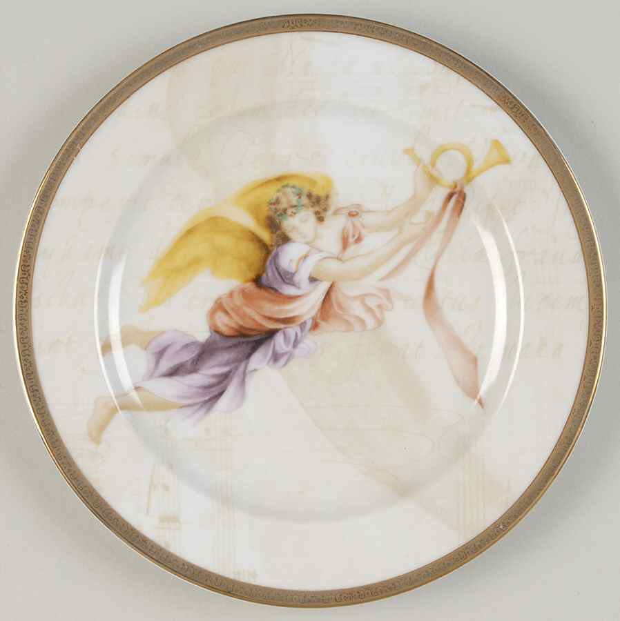 Grand Buffet Gold (Angels) Salad Plate by Charter Club-1