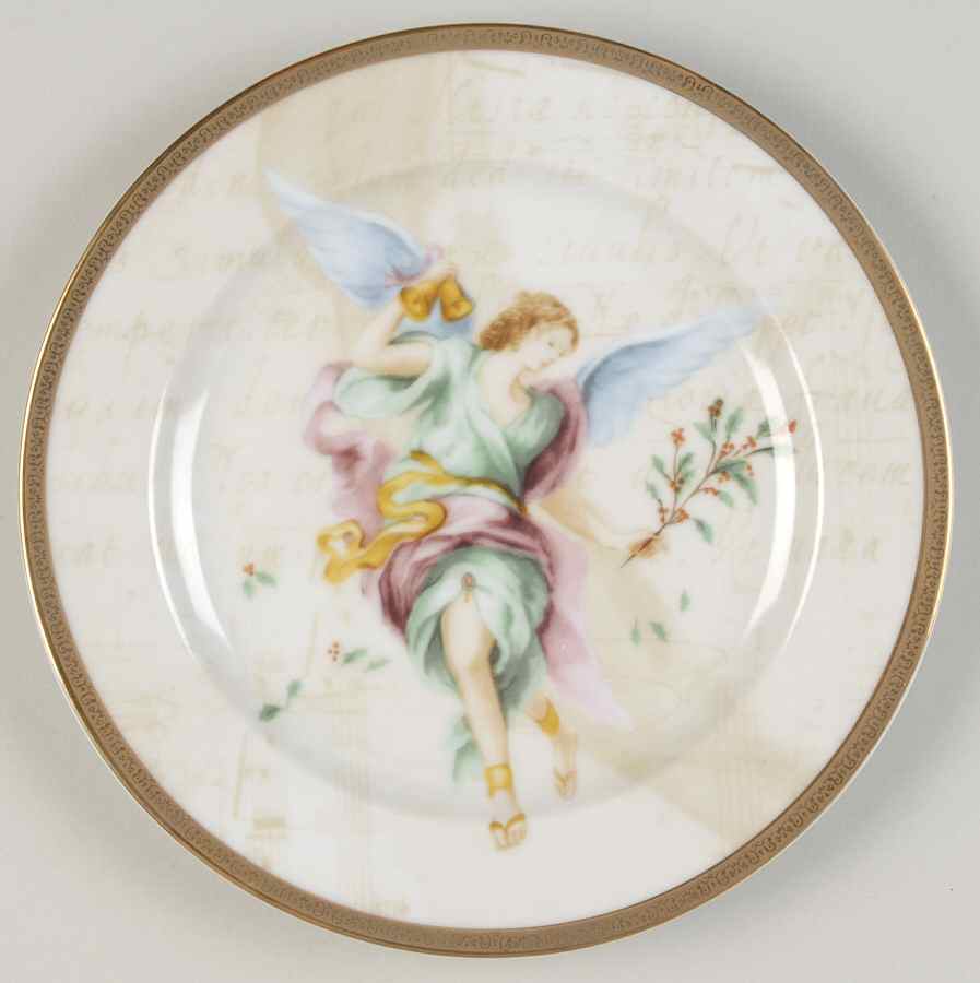 Grand Buffet Gold (Angels) Salad Plate by Charter Club-1