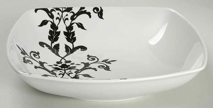 Antoinette Black Soup/Cereal Bowl by Coventry (PTS)-1