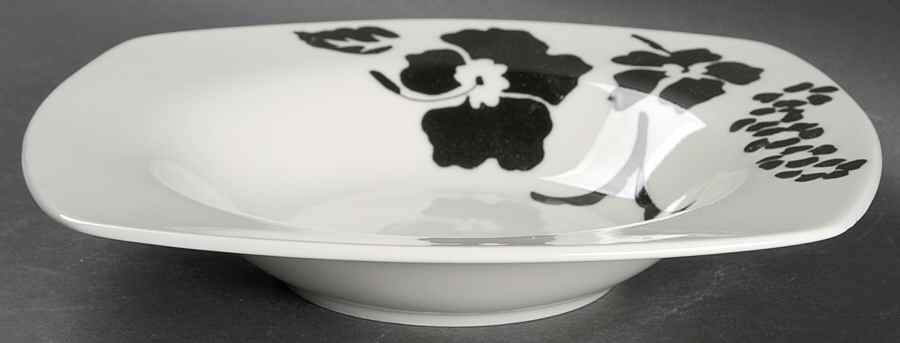 Babesques Black Rim Soup Bowl by Coventry (PTS)-1