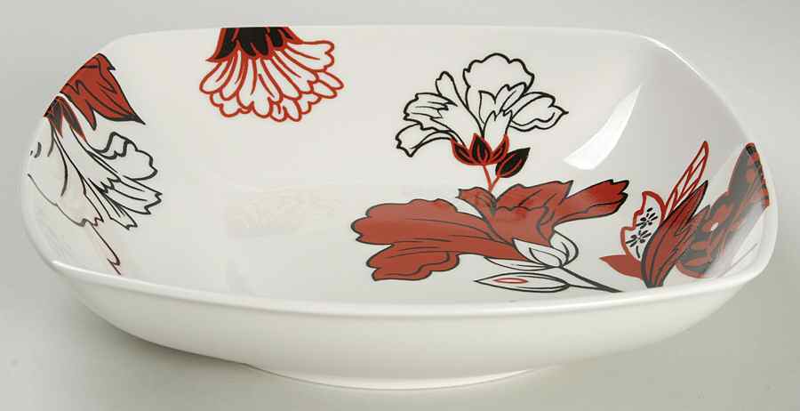 Velvet Flower (Rounded Square) Soup/Cereal Bowl by Coventry (PTS)-1