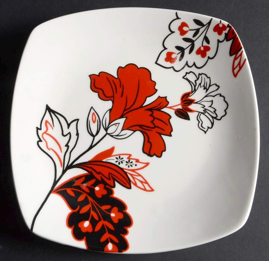 Velvet Flower (Rounded Square) Salad Plate by Coventry (PTS)-1