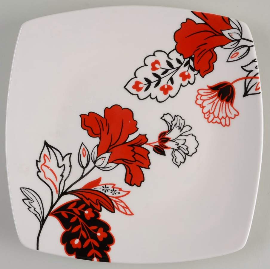 Velvet Flower (Rounded Square) Dinner Plate by Coventry (PTS)-1