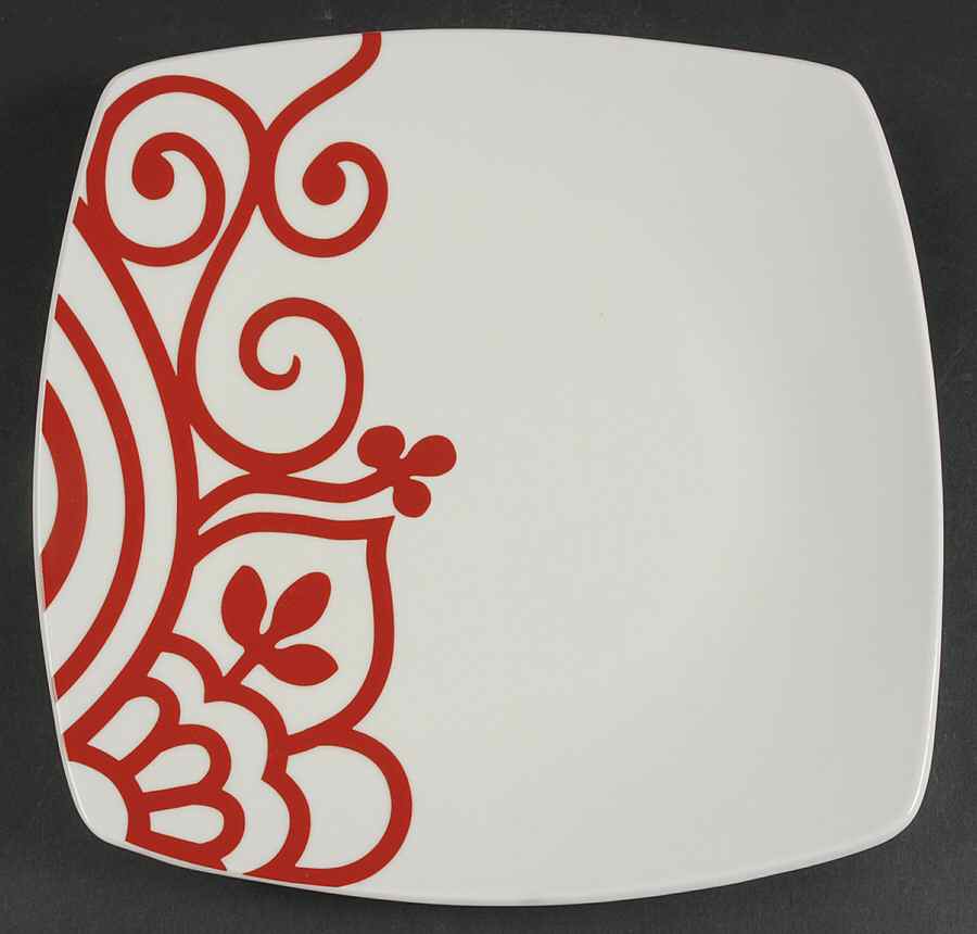 Valley Swirls Red Dinner Plate by Coventry (PTS)-1