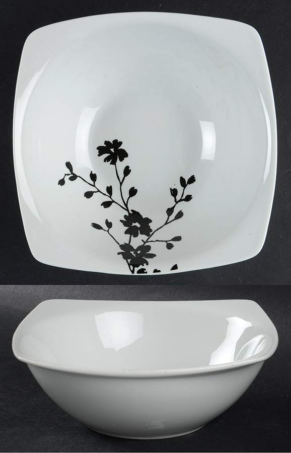 Mon Cheri Black Square Cereal Bowl by Coventry (PTS)-1