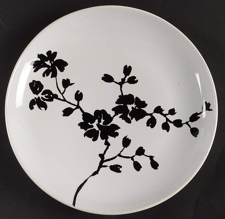 Mon Cheri Black Salad Plate by Coventry (PTS)-1