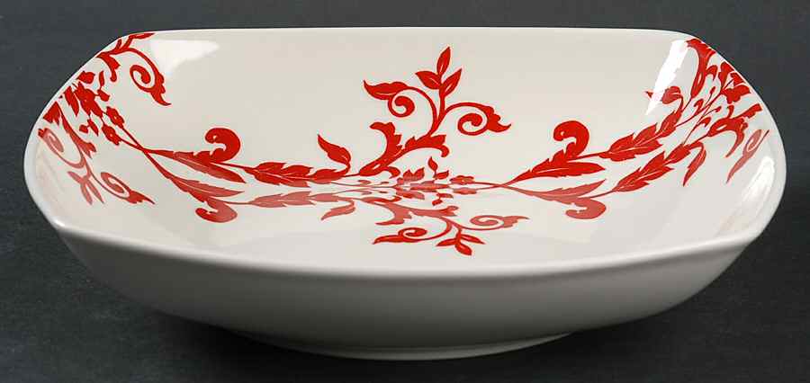 Antoinette Red Soup/Cereal Bowl by Coventry (PTS)-1