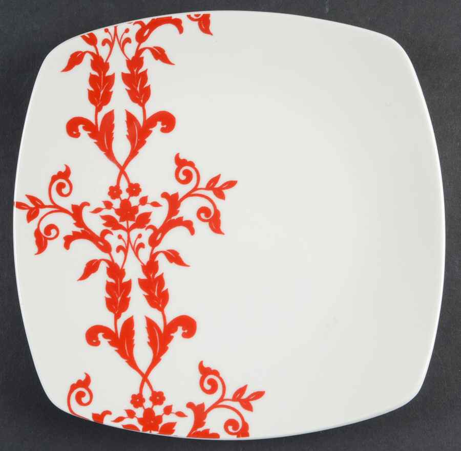 Antoinette Red Salad Plate by Coventry (PTS)-1