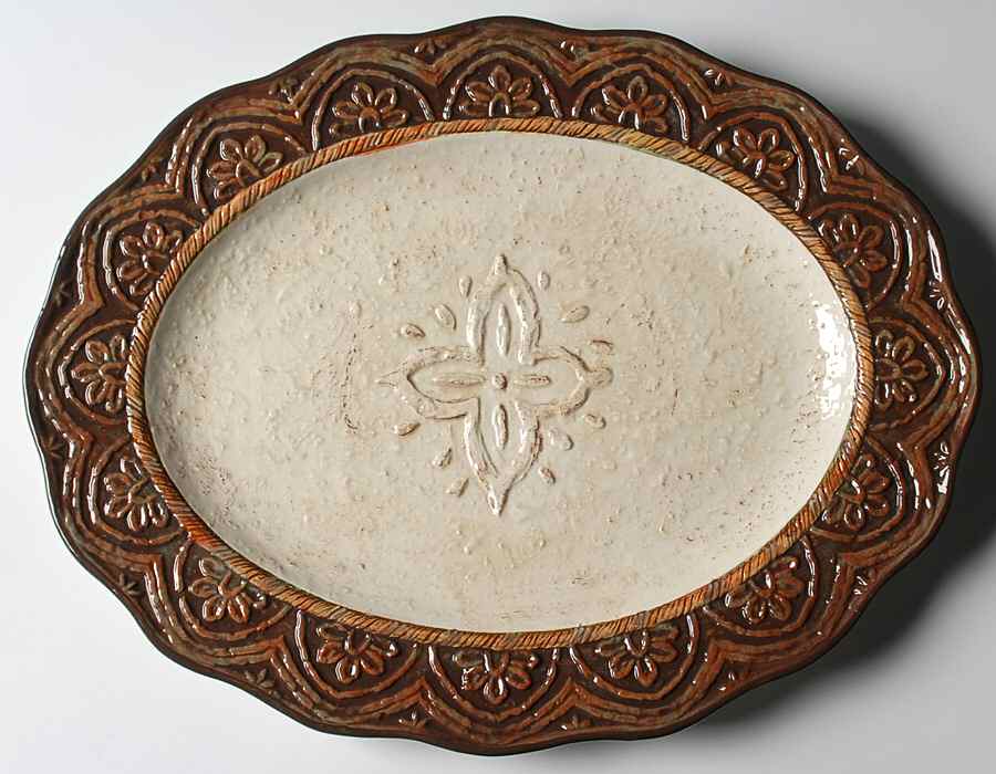 Medici 18" Oval Serving Platter by Certified International-1