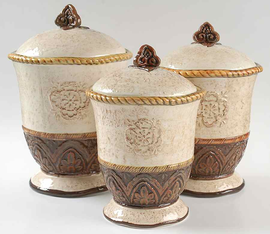Medici (3 Piece) Canister Set (Box Set) by Certified International-1