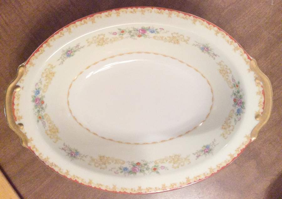 CST12 10" Oval Vegetable Bowl by Crescent (Japan)-1