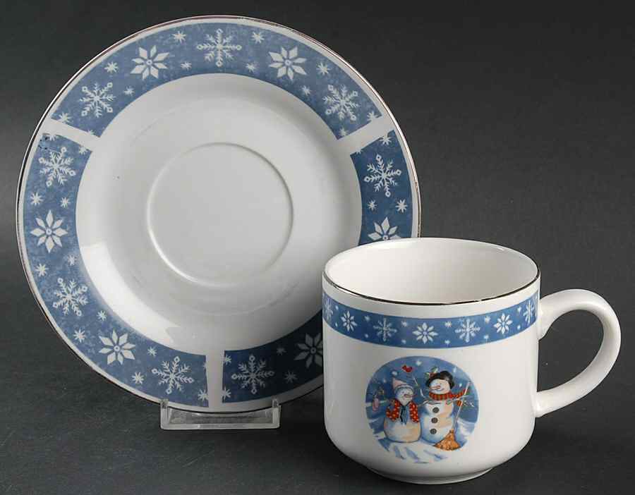 C4R1 Flat Cup & Saucer Set by Crofton-1
