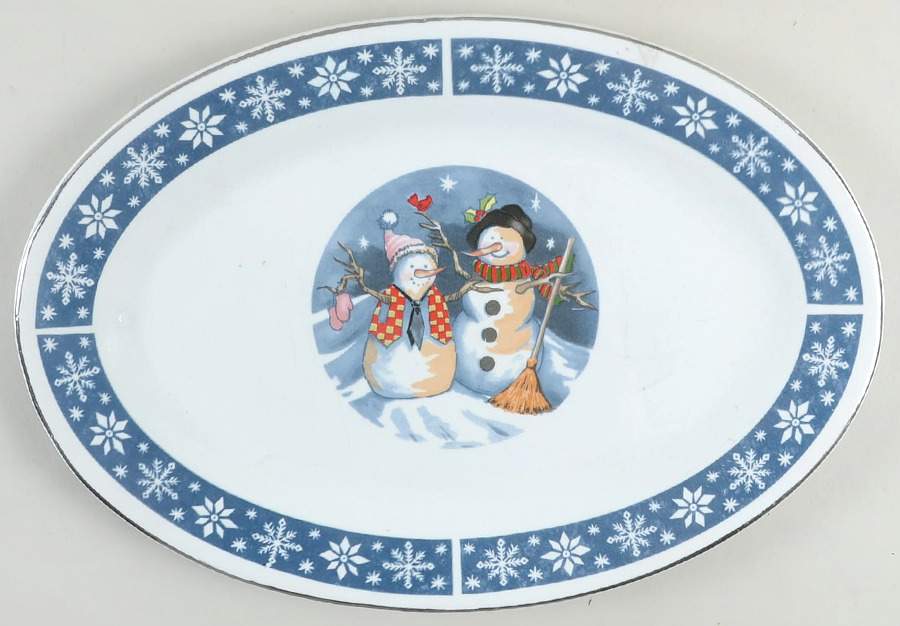 C4R1 14" Oval Serving Platter by Crofton-1