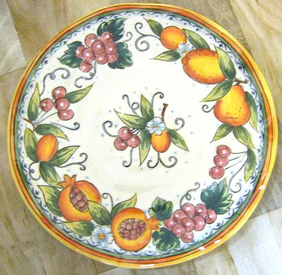 Fruttiera Dinner Plate by Maxcera Corp-1