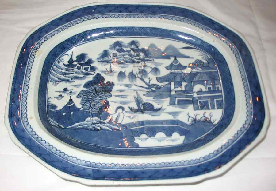 CX488 14" Oval Serving Platter by China (Made in China)-1