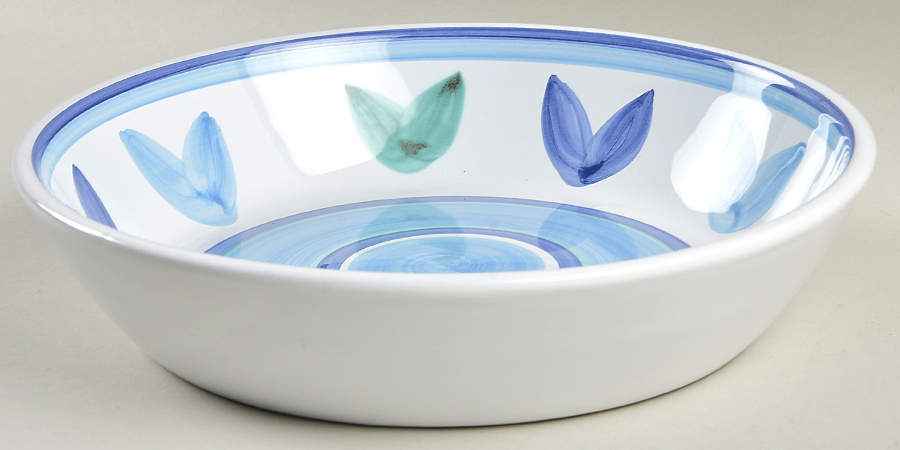 Tulipano 10" Pasta Serving Bowl by Caleca-1
