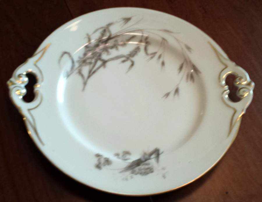 CHF1521 Handled Cake Plate by Charles Field Haviland-1