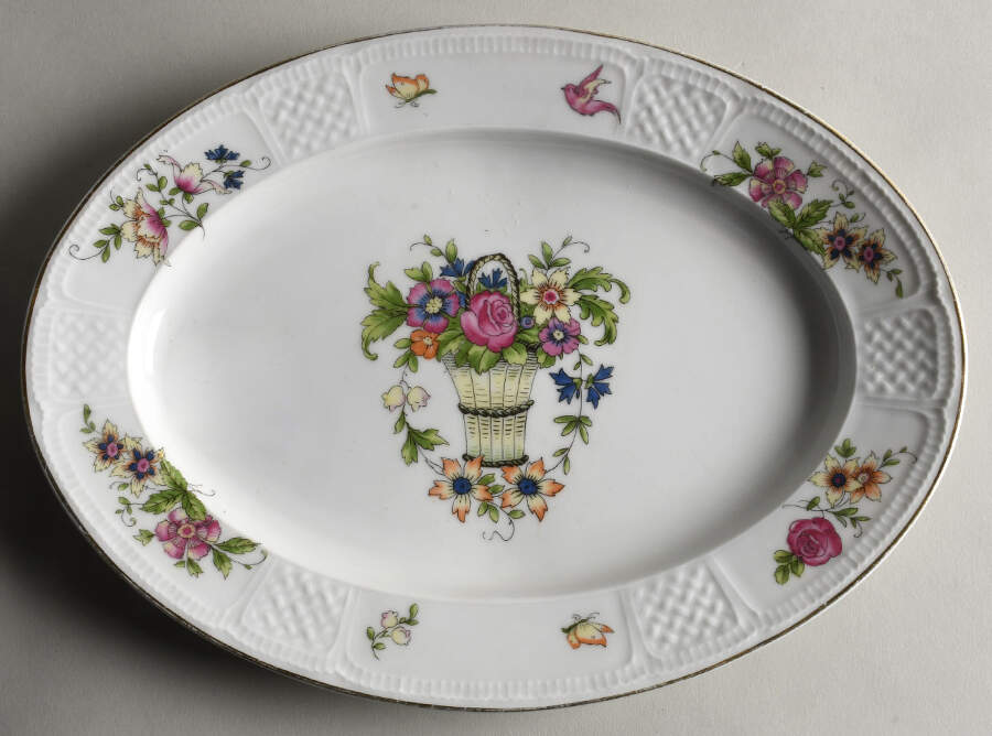 HCZ302 11" Oval Serving Platter by Haas-Czjzek Coronado-1