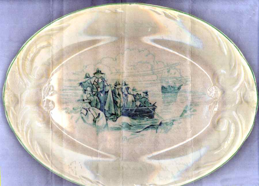CRO321g 11" Oval Serving Platter by Crooksville-1
