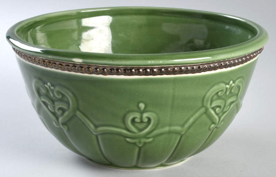 Elegant Rooster 9" Round Serving Bowl by Cracker Barrel-1