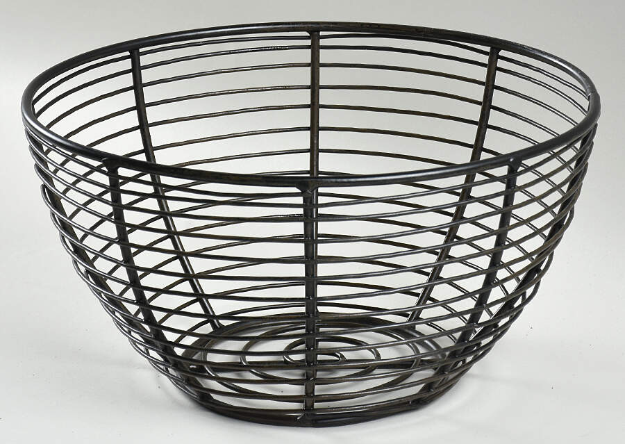 Elegant Rooster Ceramic Chicken Lid for Metal Egg Basket by Cracker Barrel-1