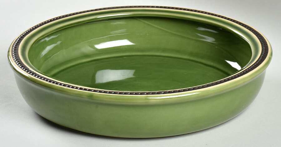 Elegant Rooster 3 Quart Round Casserole No Lid by Cracker Barrel-1