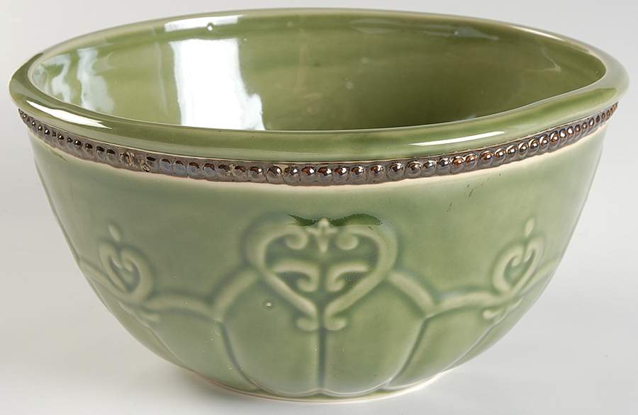 Elegant Rooster 8" Round Serving Bowl by Cracker Barrel-1