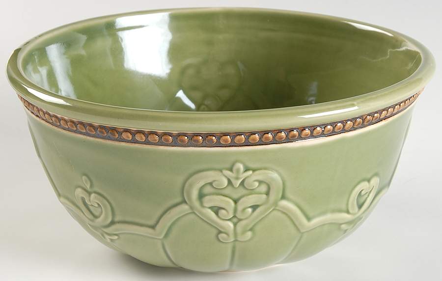 Elegant Rooster 8" Round Serving Bowl by Cracker Barrel-1