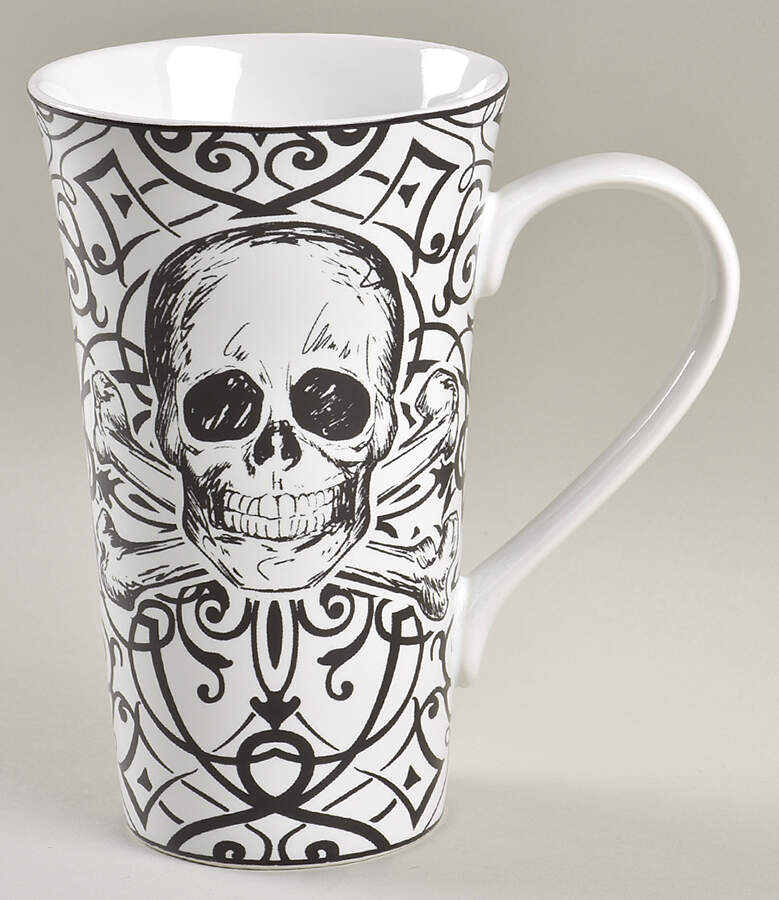 Skulls Latte Mug by Coventry (PTS)-1