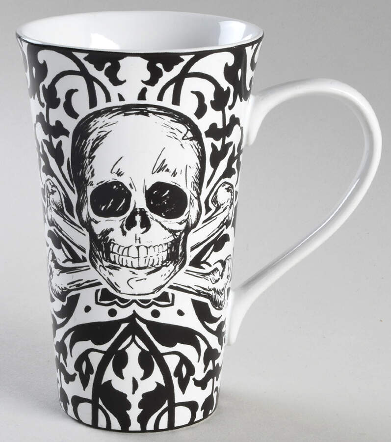 Skulls Latte Mug by Coventry (PTS)-1