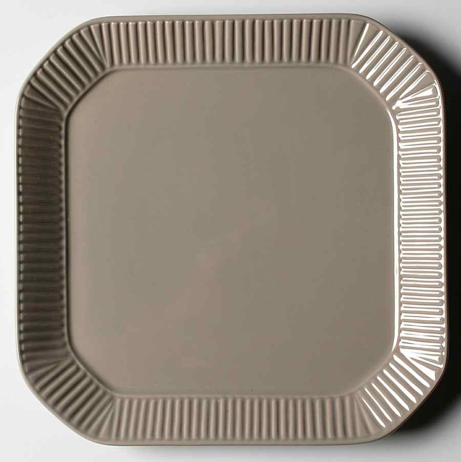 Ellery Taupe Salad Plate by Cindy Crawford Style-1