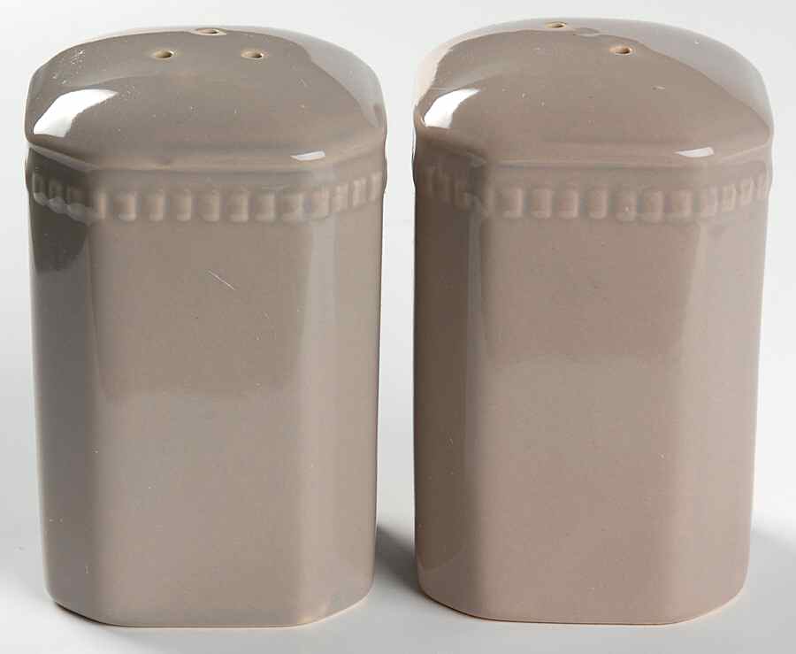 Ellery Taupe Salt & Pepper Set by Cindy Crawford Style-1