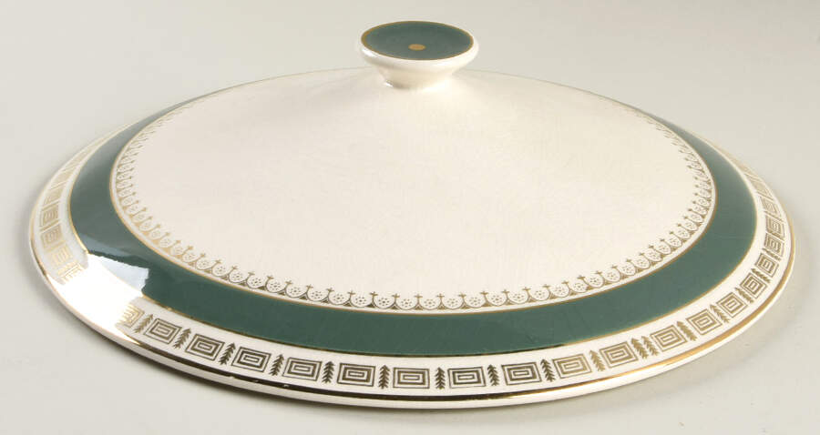 5666 Lid for Round Vegetable by Crown Ducal-1