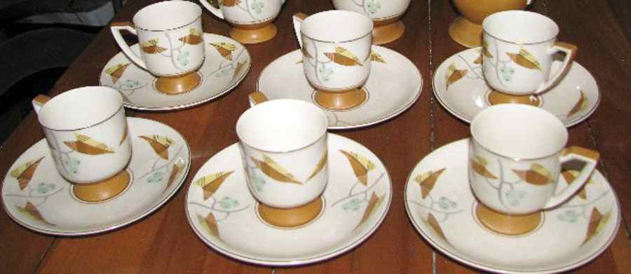 CPV10 Footed Cup & Saucer Set by CPO-1