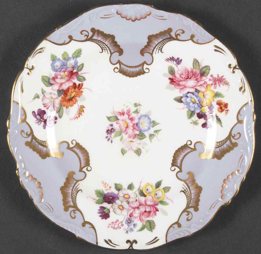 Rosemary Gray Salad Plate by Coalport-1