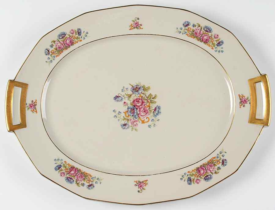 Schleiger 1333-2 16" Oval Serving Platter by Charles Field Haviland-1