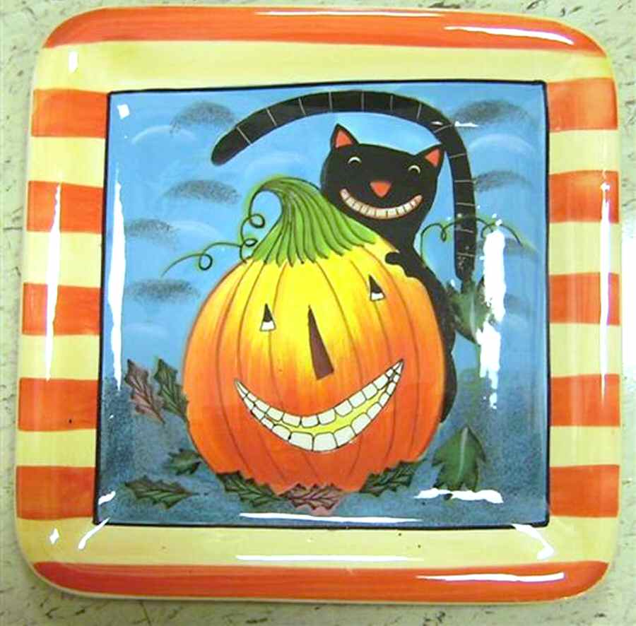 Hoopla Square Salad Plate by Certified International-1