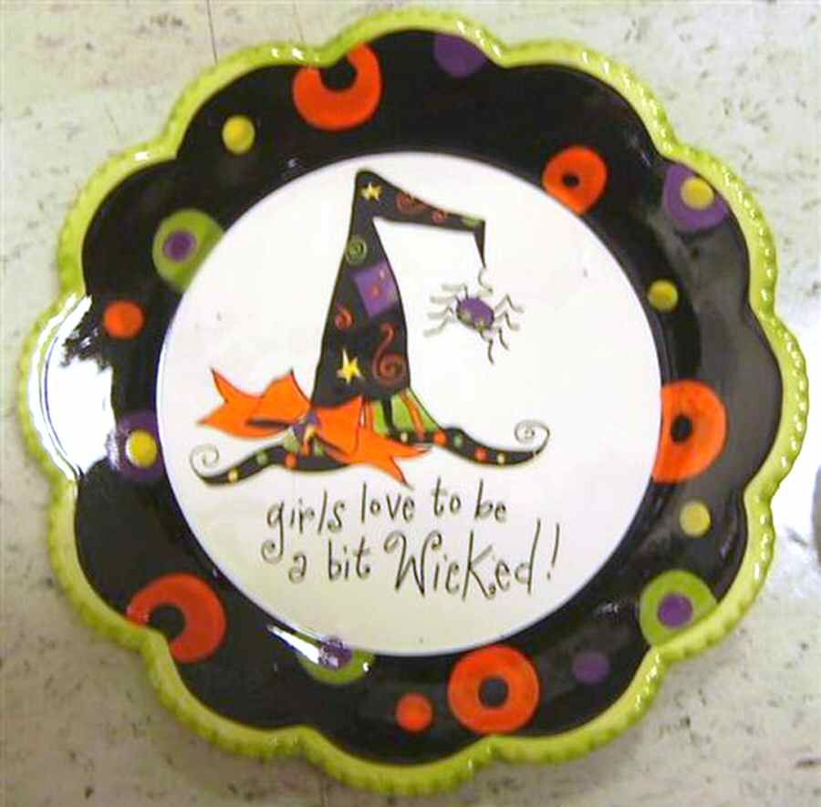 Halloween Girls Night Out Salad Plate by Certified International-1