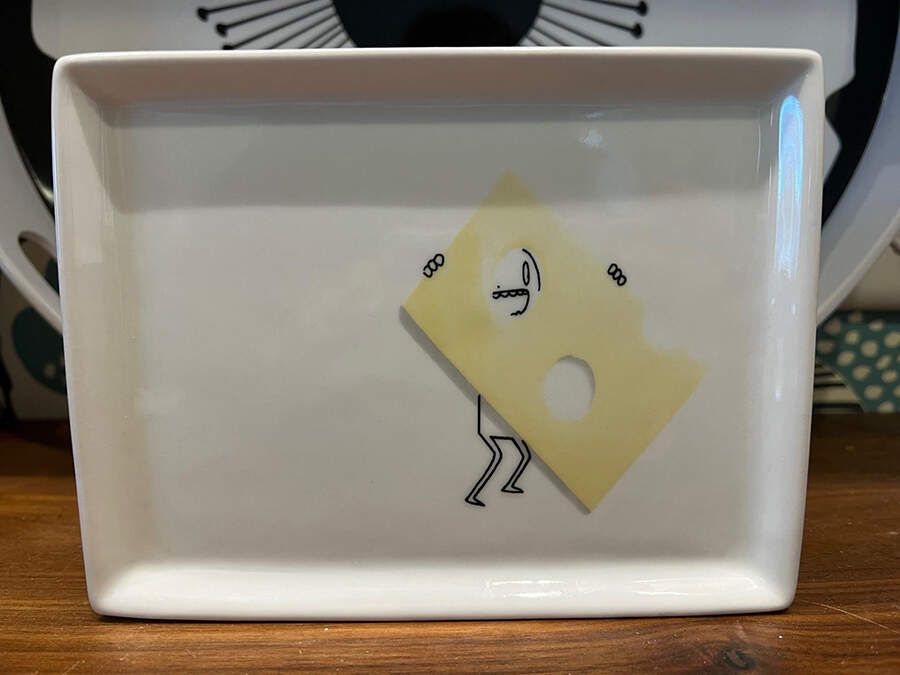 Oliver Appetizer Plate by Crate & Barrel-1